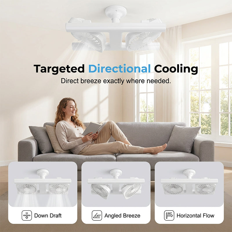 ZephyrLuxe™ — Command Your Comfort with Cool Air and Mood-Light Magic