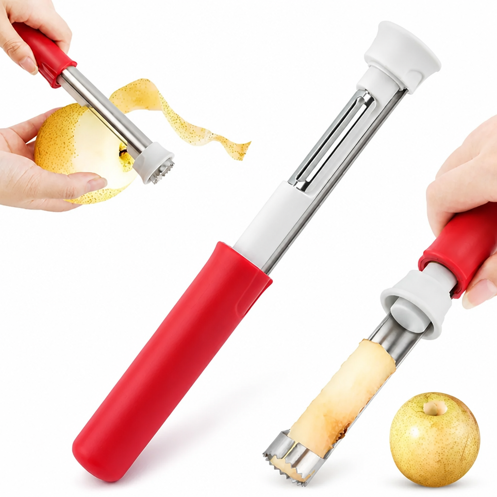 SliceEase™ — Peel and Core Apples Instantly for Effortless Kitchen Joy