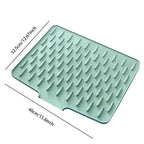 FlowDry™ Silicone Drying Mat — Cut Drying Time and Keep Every Dish Safe and Spotless