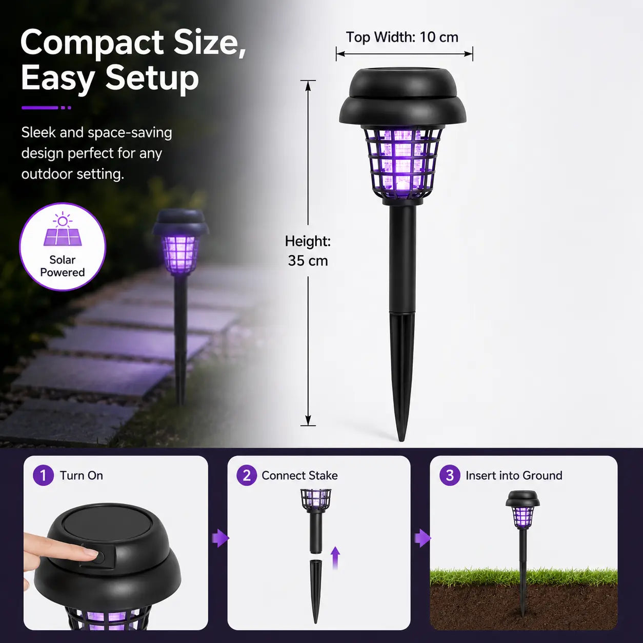 LumaGuard™ — Peaceful, Mosquito-Free Nights Powered by Pure Solar Calm
