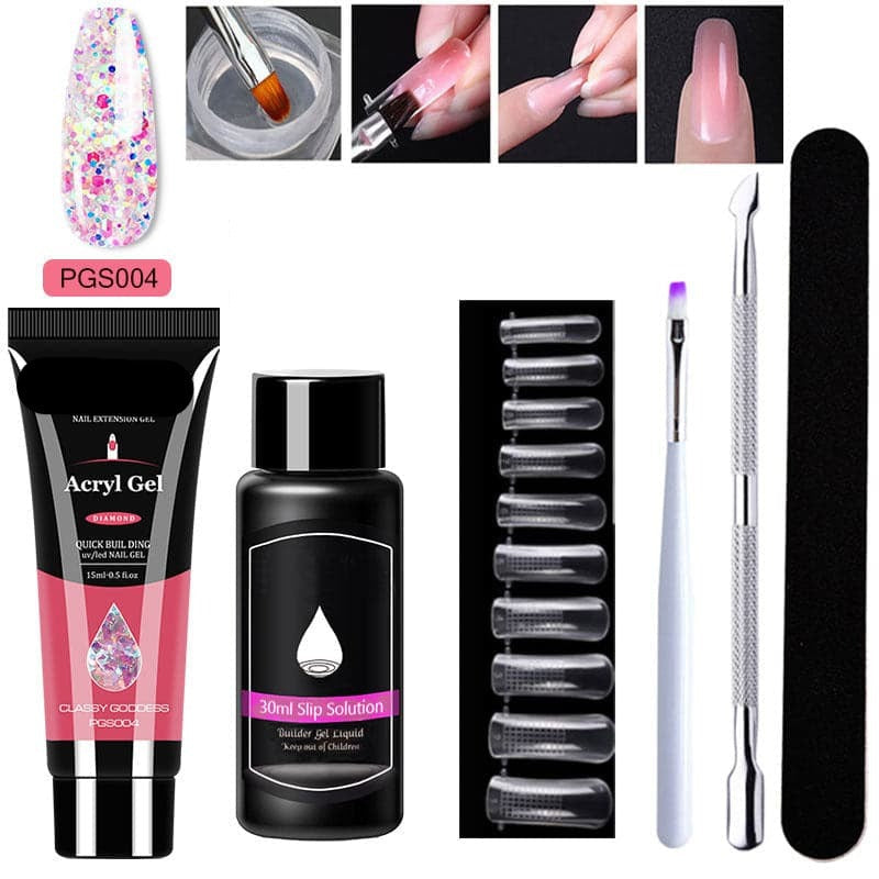 LustraVibe™ Nail Art 7-Piece Set — Salon-Quality Nails That Shine, Flex, and Protect Your Natural Beauty for Weeks