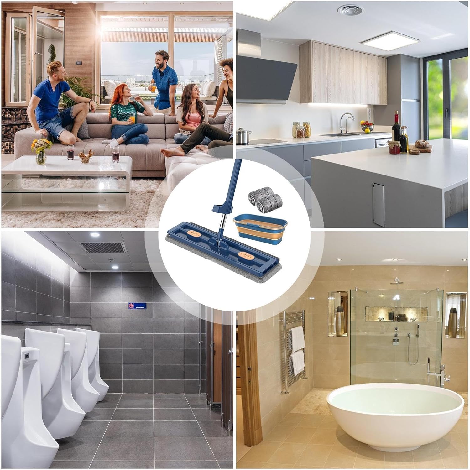 SwiftShine™ 3-in-1 Mop — Effortless Cleaning That Frees Your Time and Energy