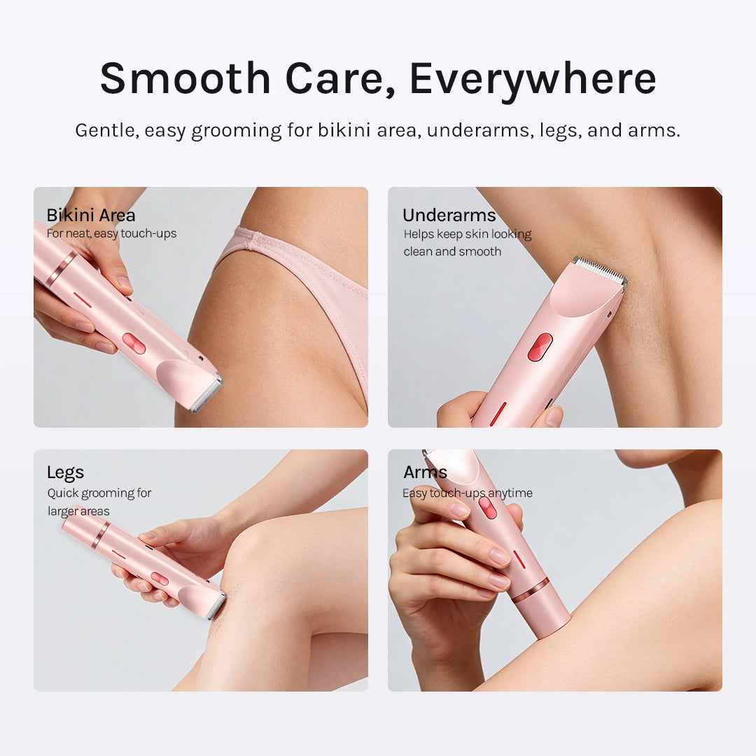 Lumeva™ Dual-Action Hair Trimmer — Silk-Smooth Skin Without Pain or Hassle