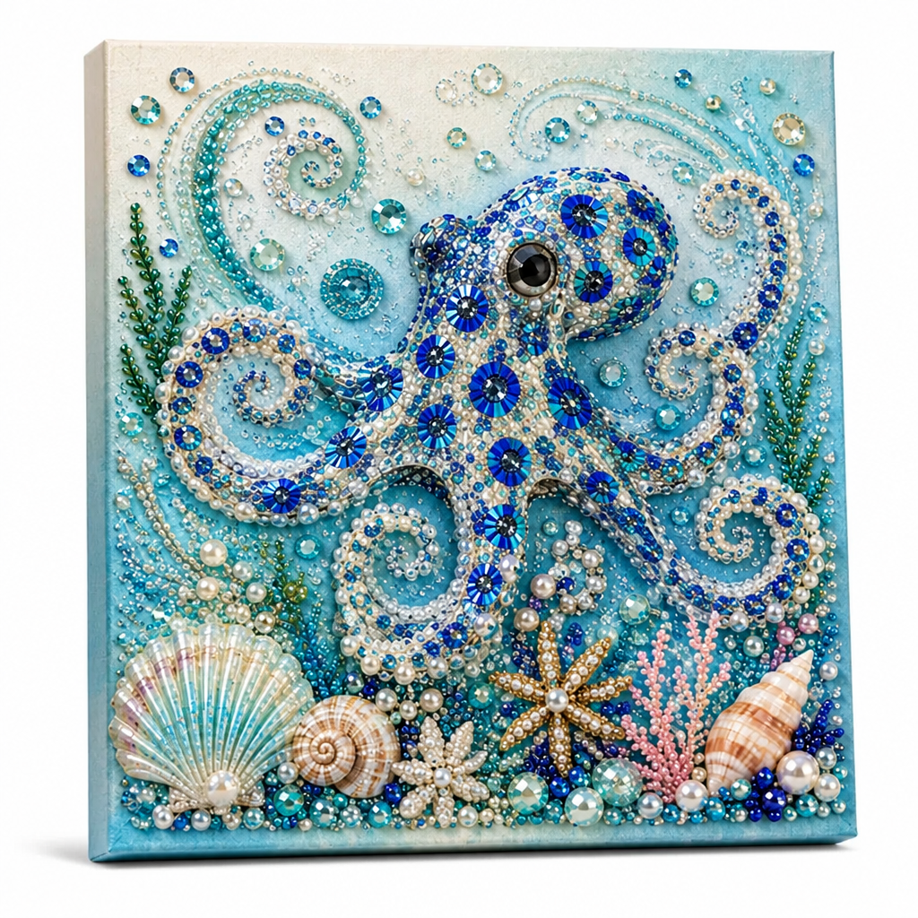 TidalGleam™ — Unwind as you create ocean art that makes your space shine
