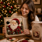 JoyLoom™ 3D Christmas Fabric Art Kit — Create Stunning Holiday Masterpieces Without Sewing or Stress