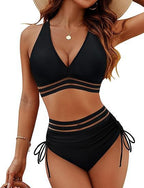 SilqueAura™ High Waisted Sculpting Bikini Set — Unleash Jaw-Dropping Curves and Confidence All Day Long