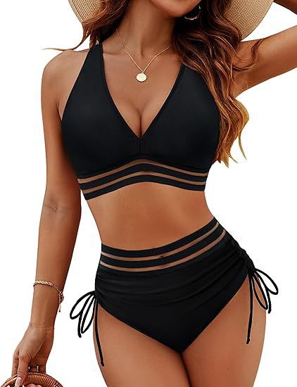 SilqueAura™ High Waisted Sculpting Bikini Set — Unleash Jaw-Dropping Curves and Confidence All Day Long