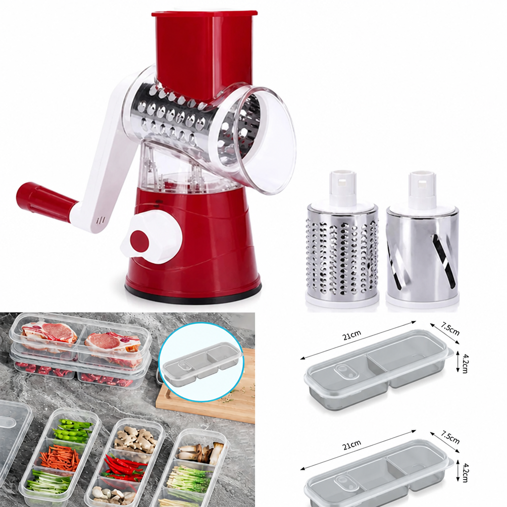 SwiftSlice™ — Slice, Shred, and Grate Faster for Effortless Kitchen Triumphs