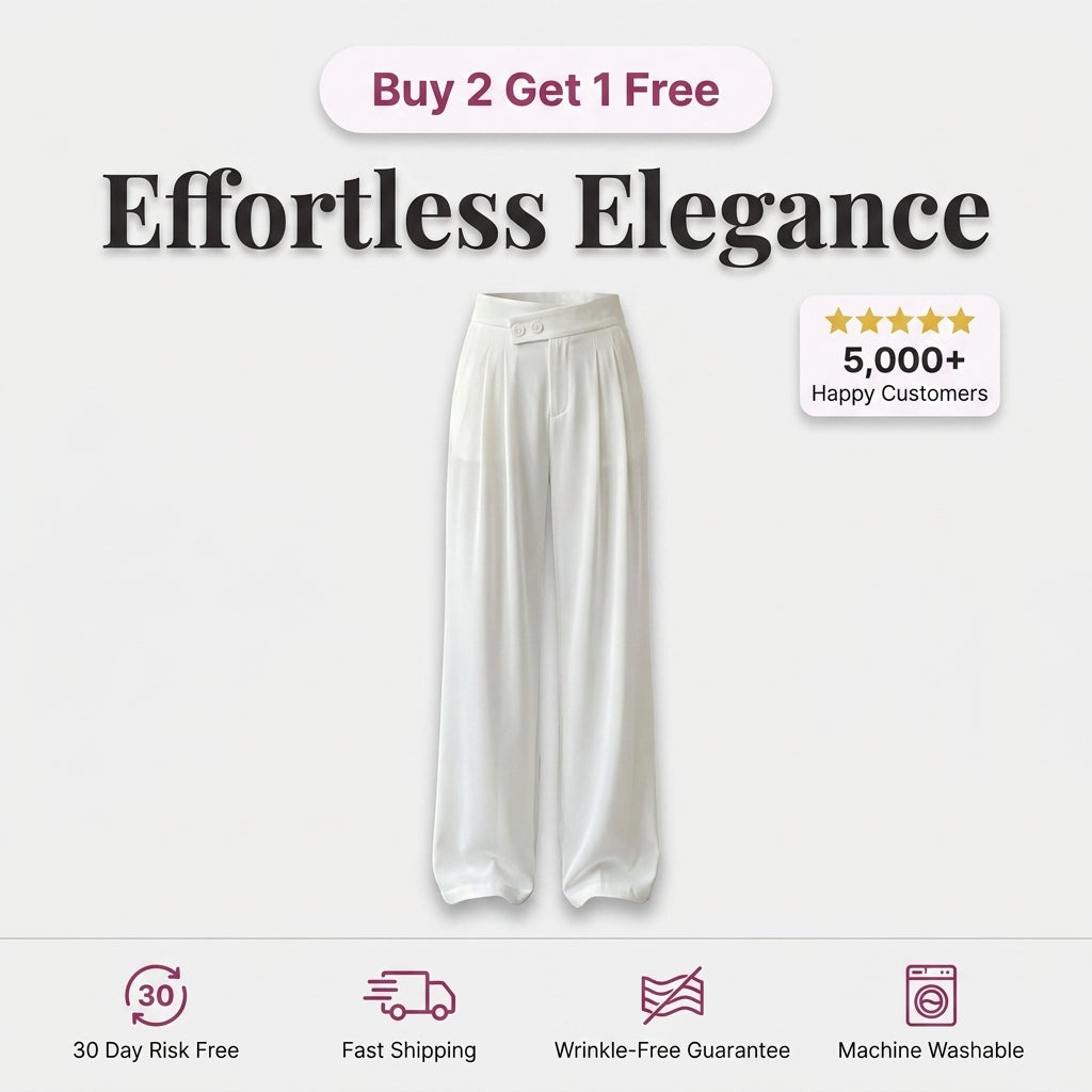 SerenVita™ Wide-Leg Pants — Instantly Sculpt a Slimmer, Graceful You That Turns Heads Everywhere