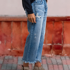 AzureCrest™ Straight Leg Denim Shorts — Own Every Moment with Effortless Edge and Unmatched Comfort