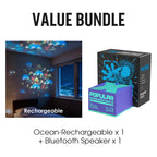 AzureLume™ — Escape Stress Instantly with Living Ocean Waves and Starry Skies