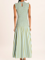 VelaVerve™ Stripe Maxi Dress — Unleash Effortless Elegance That Moves with You