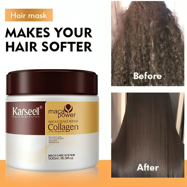 VivaLux™ Collagen Hair Renewal Mask — Bring Dull, Damaged Hair Back to Life with Silky, Head-Turning Bounce