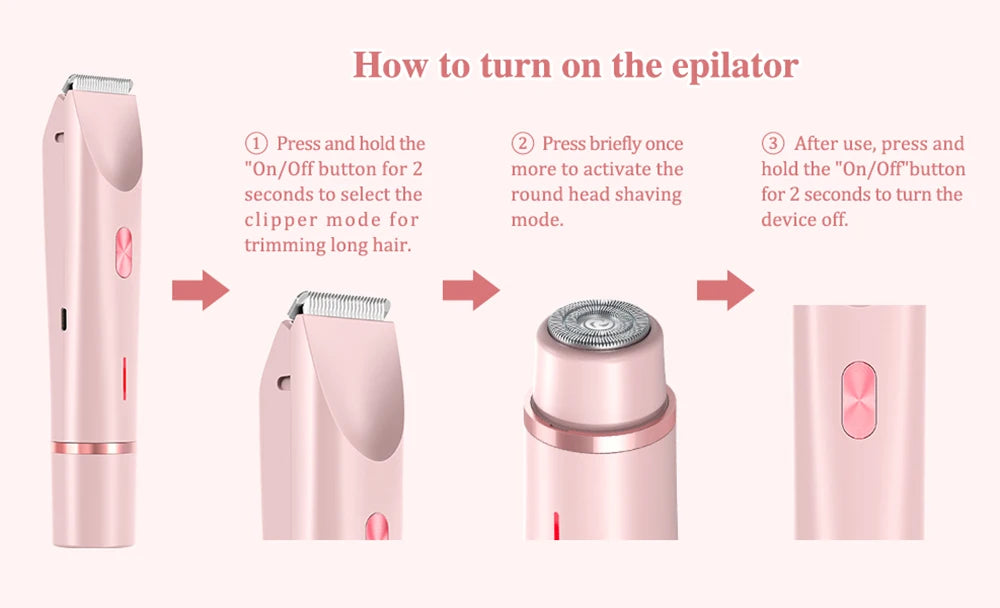 LuxeSilk™ Electric Shaver — Experience Silky-Smooth Skin Without Irritation or Hassle