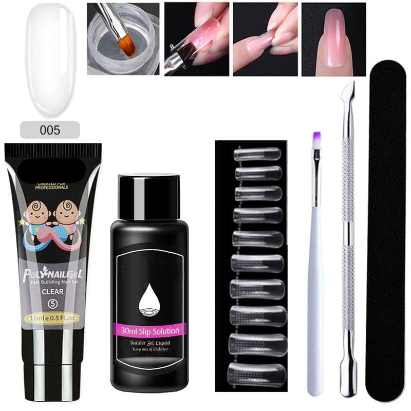 LustraVibe™ Nail Art 7-Piece Set — Salon-Quality Nails That Shine, Flex, and Protect Your Natural Beauty for Weeks