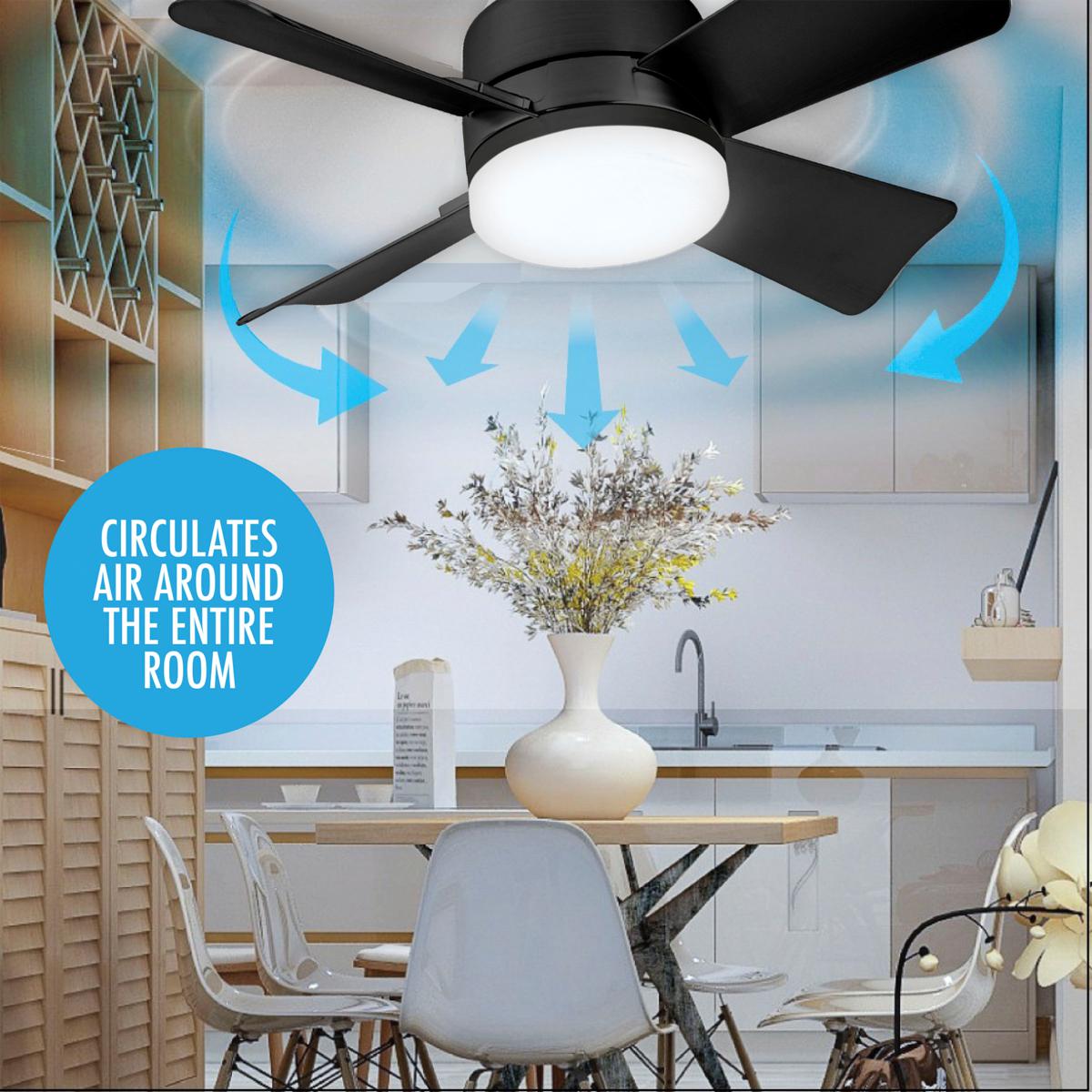 AeroLuma™ 40W LED Ceiling Fan Light — Instant Cool Comfort and Brilliant Glow, No Hassle Needed