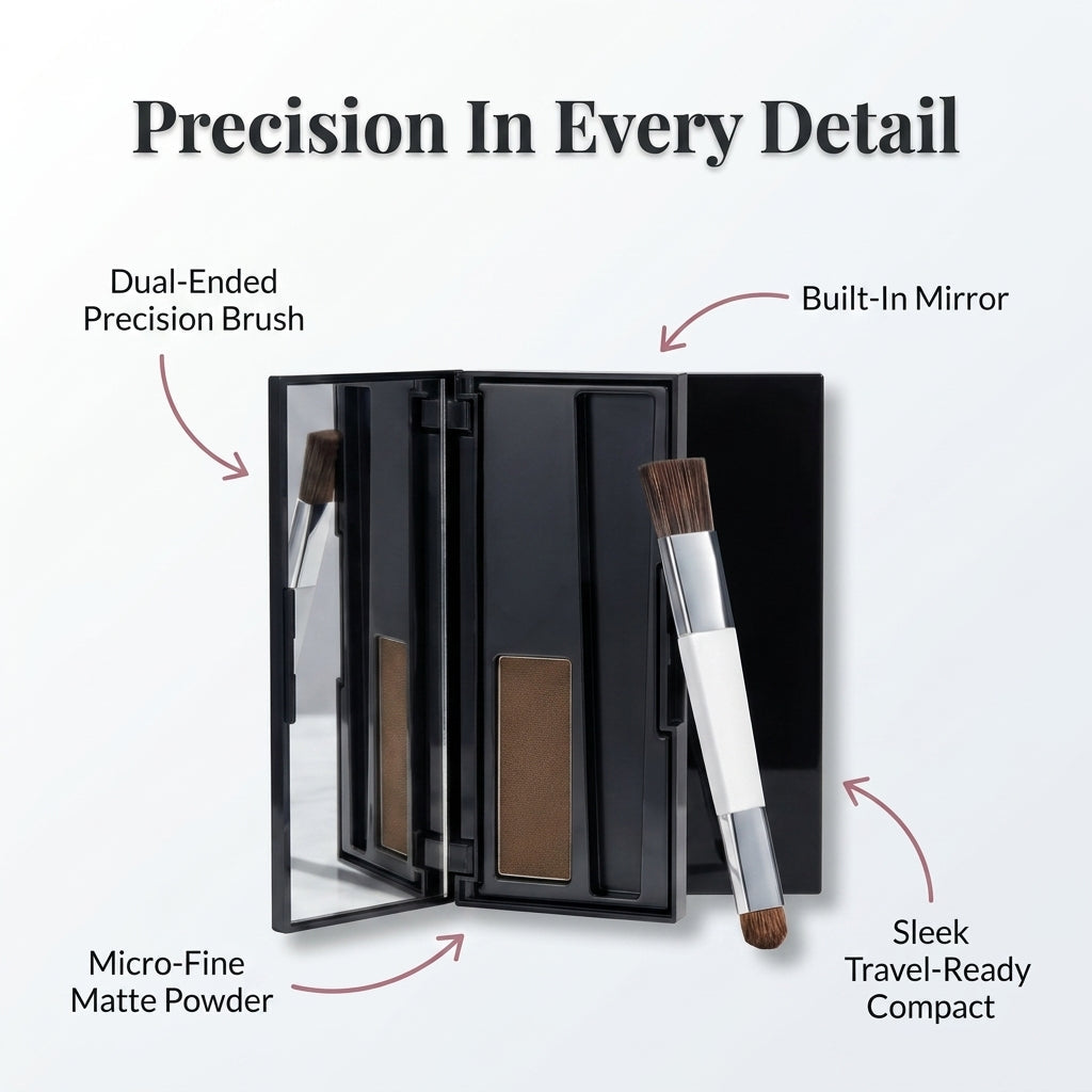 ShadeMist™ Root Revival Powder Brush — Erase Grays and Reclaim Youthful, Fuller Hair Instantly
