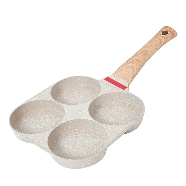 SunnySip™ 4-Cup Egg Frying Pan — Perfectly Cooked Mornings with Zero Stress and Effort