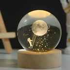 Boule de cristal lumineuse