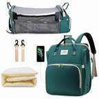 NurtureNest™ — Feel ready for every outing with baby’s essentials, bed, and changing mat in one bag