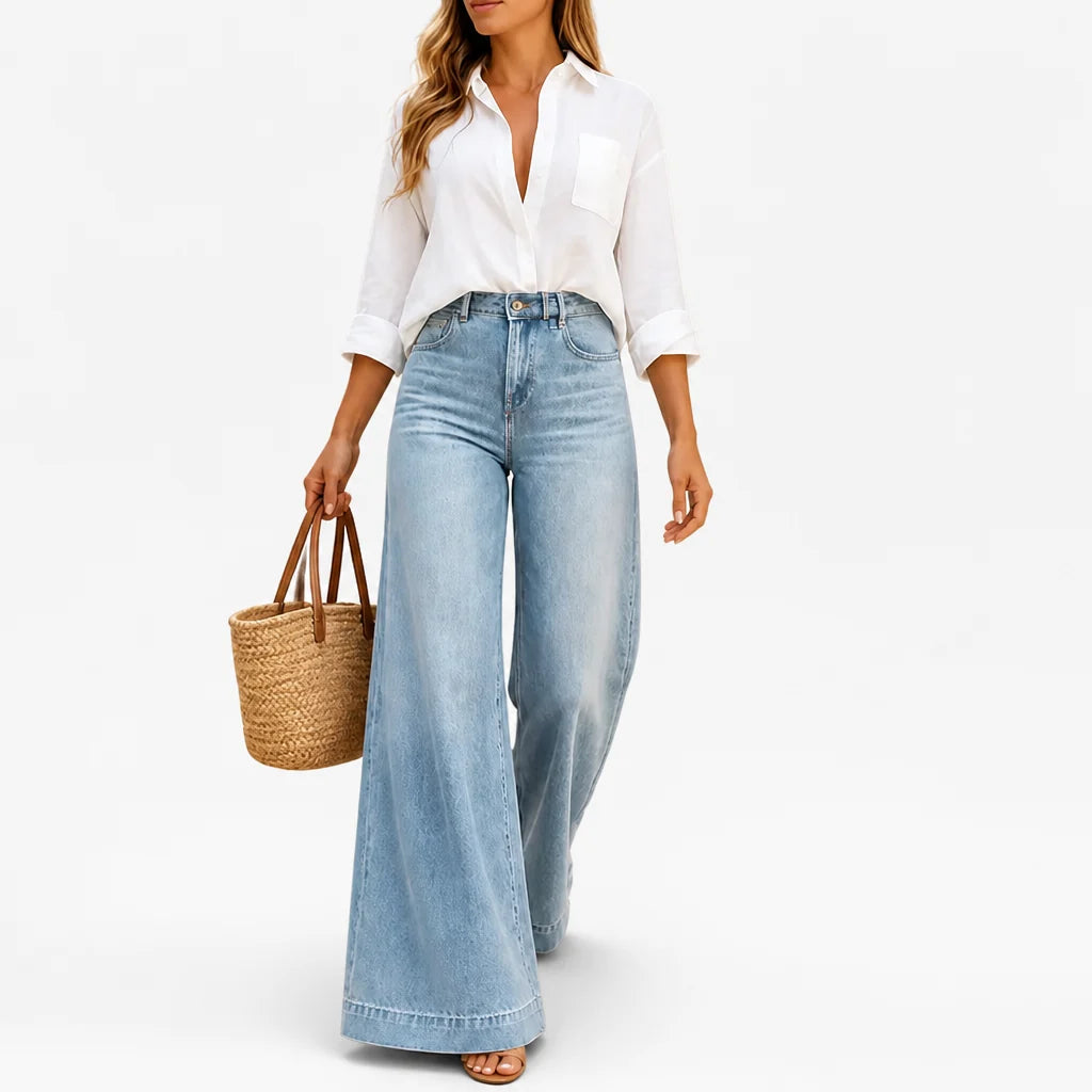 Lumeve™ Wide-Leg Jeans — Instantly Taller, Sleek, and Unstoppable Confidence Every Step