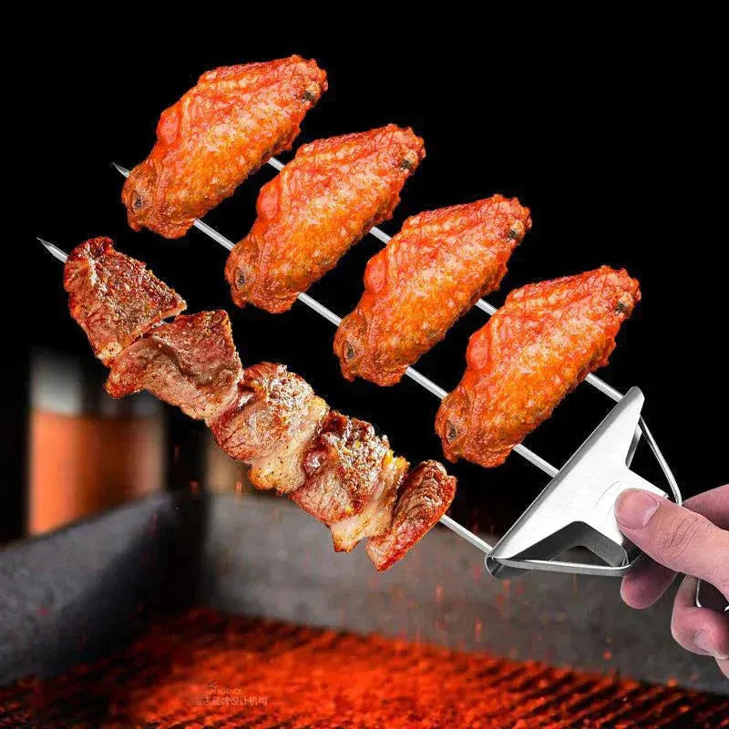 SkewerPro™ — Master Every Skewer with Rock-Solid Grip and Effortless Control