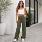 LibertiaFlow™ High Waist Straight Pants — Unleash All-Day Confidence with Effortless Comfort and Flawless Fit
