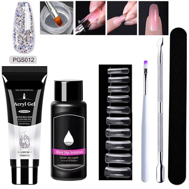 LustraVibe™ Nail Art 7-Piece Set — Salon-Quality Nails That Shine, Flex, and Protect Your Natural Beauty for Weeks