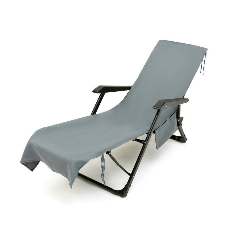 ShoreEase™ Sun Lounger Towel — Escape Sand Hassles with Instant Dry Comfort and Secure Storage