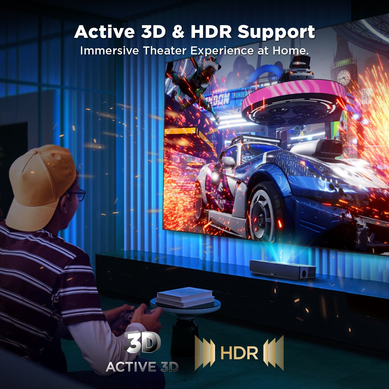 SurgeVision™ — Turn Bright Rooms into Captivating Cinematic Experiences