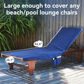 ShoreEase™ Sun Lounger Towel — Escape Sand Hassles with Instant Dry Comfort and Secure Storage