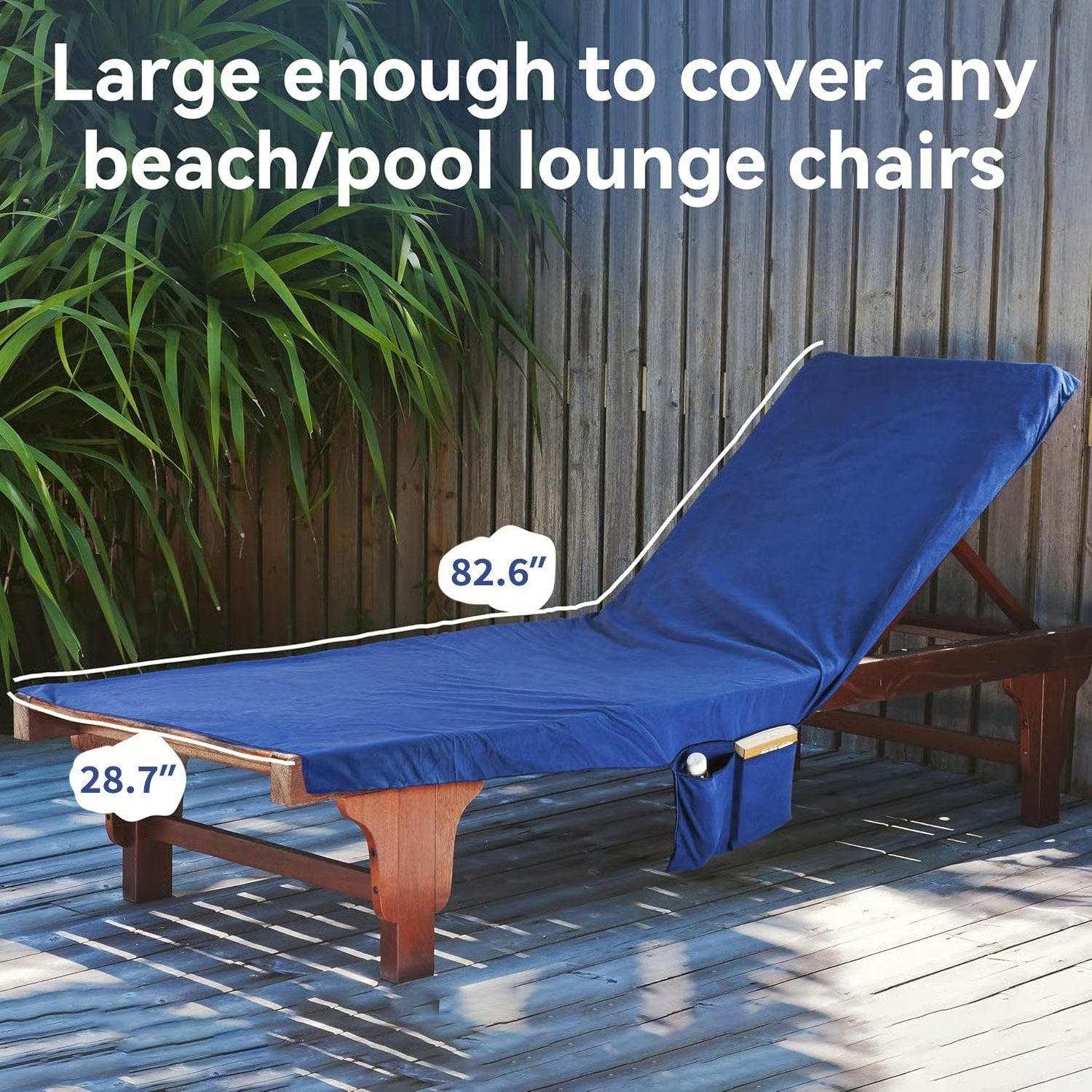 ShoreEase™ Sun Lounger Towel — Escape Sand Hassles with Instant Dry Comfort and Secure Storage