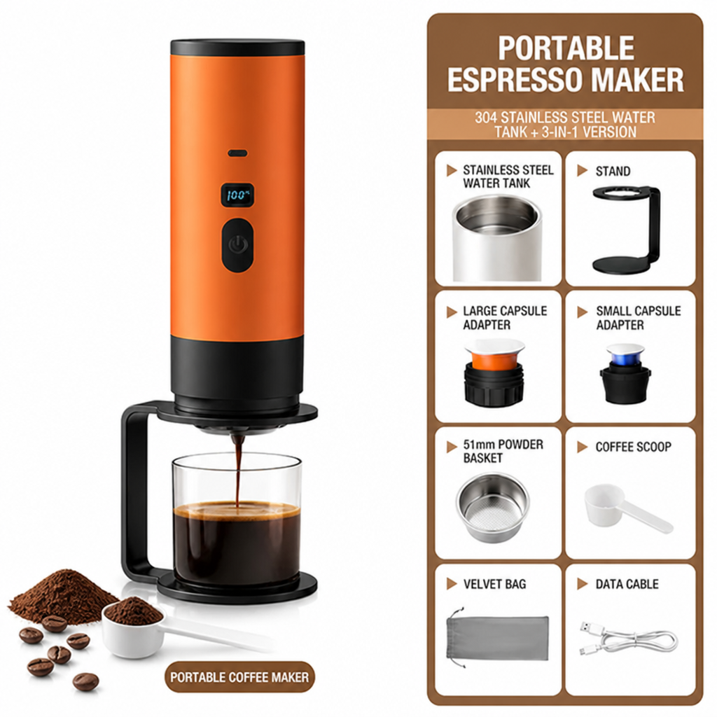 VeroBrew™ — Unleash Bold, Café-Quality Espresso Wherever Adventure Calls
