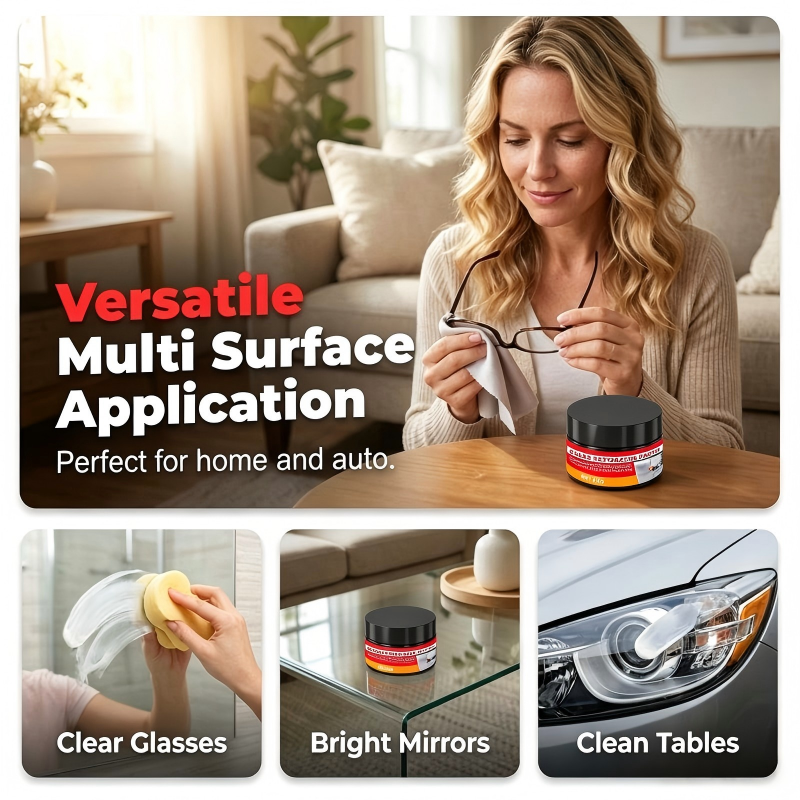 ClarityPro™ Glass Rescue Paste — Instantly Erase Scratches and Reveal a Crystal-Clear Shine That Stays Spotless Longer
