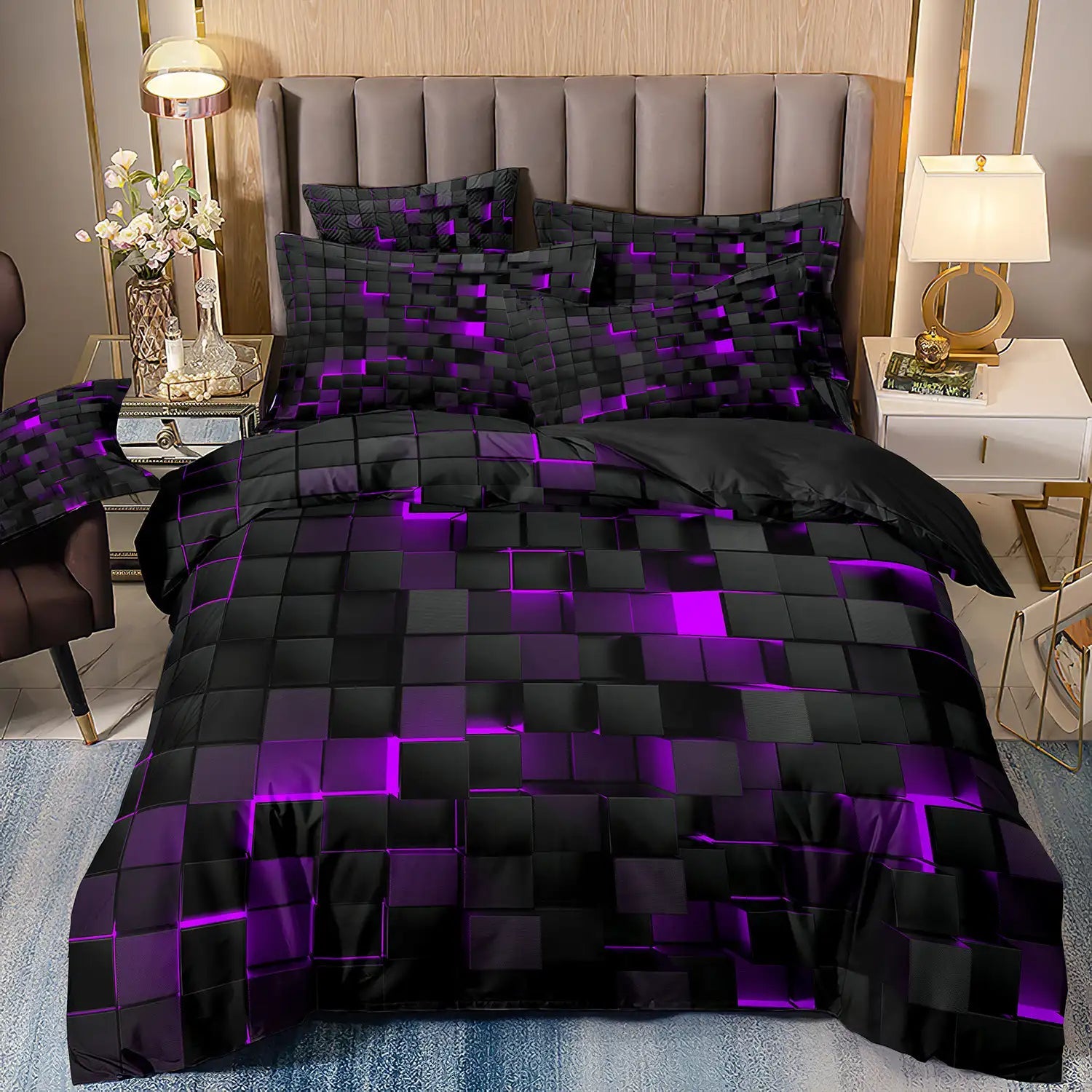 ViveLux™ 3D Gradient Cover Set — Experience Sleep Wrapped in Unmatched Softness and Vivid Color Every Night