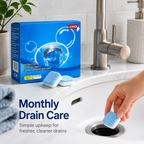 FlowFreez™ Drain Rescue Tablets — End Drain Hassles and Enjoy Year-Round Freshness with Zero Effort