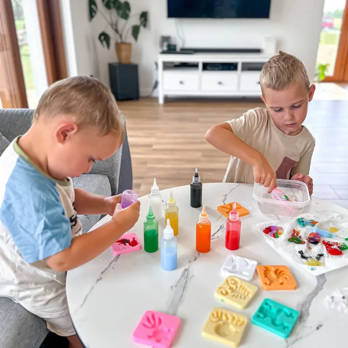 RambleJelly™ — Ignite Your Child’s Creativity with Safe, Squishy STEM Fun (4 colors/Set)