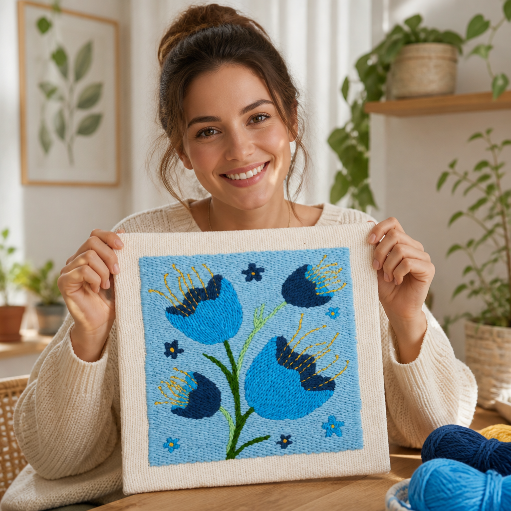 BloomThread™ Square Edition — Create Cozy, Colorful Art That Warms Your Soul