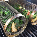 IronGlide™ 360 BBQ Basket — Spin Every Bite to Juicy, Hassle-Free Perfection (2packs)