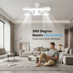 ZephyrLuxe™ — Command Your Comfort with Cool Air and Mood-Light Magic