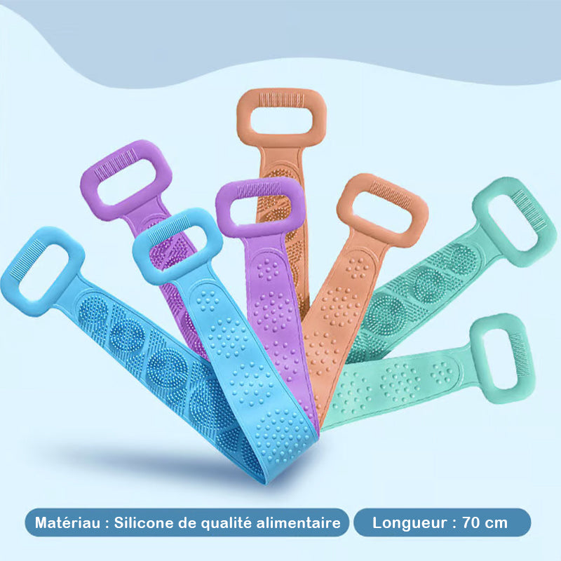 Silicone Bath Belt Exfoliating Brush