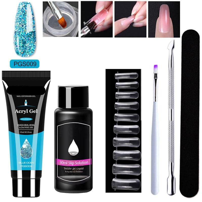 LustraVibe™ Nail Art 7-Piece Set — Salon-Quality Nails That Shine, Flex, and Protect Your Natural Beauty for Weeks