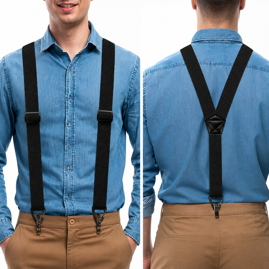 GripMaster™ Suspenders — Unshakeable Hold That Powers Your Confidence All Day