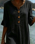 LunaLuxe™ Denim Dress — Slip Into All-Day Confidence and Featherlight Freedom