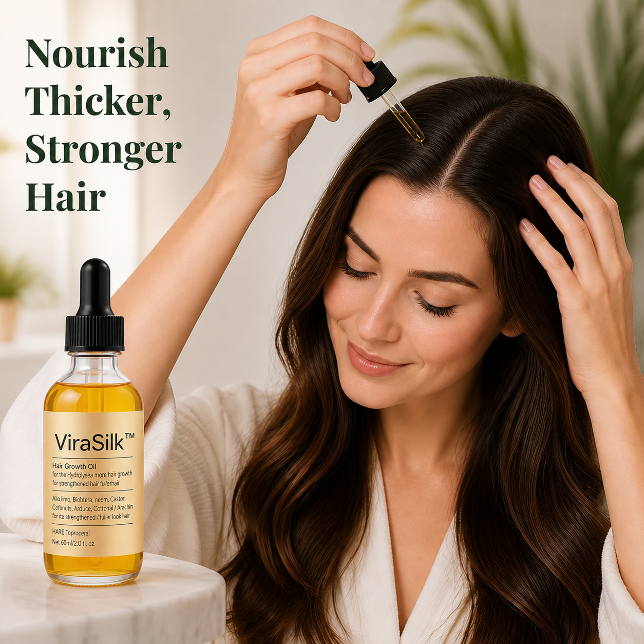 ViraSilk™ Hair Elixir — Unlock Fuller, Shinier Hair That Commands Attention Every Day