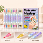 VividMuse™ Dual-Tip Nail Art Pens — Unleash Stunning, Smudge-Free Nails That Demand Attention