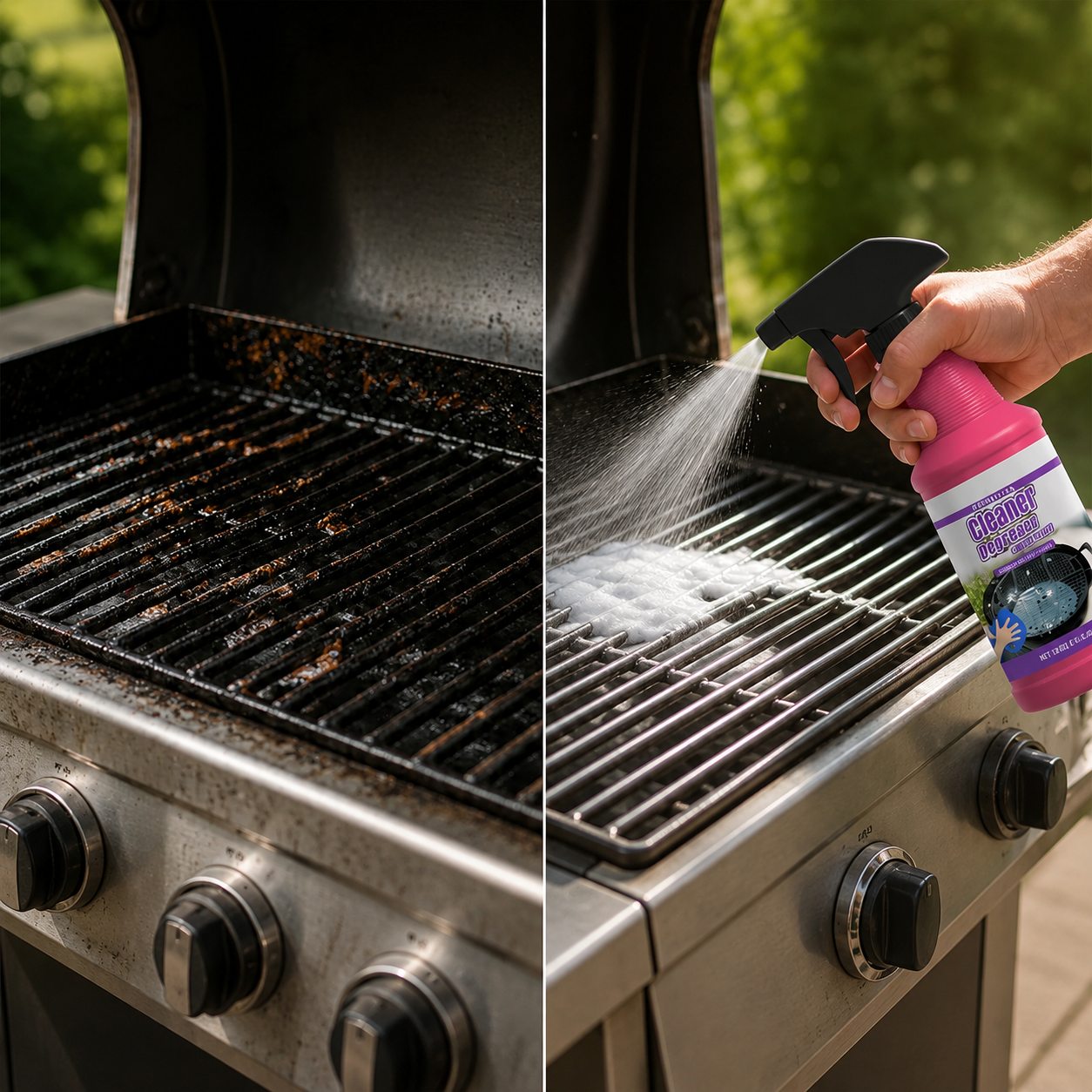 GrillForce™ Heavy-Duty Degreaser — Melt Away Grease Fast for a Grill That Wows Every Time