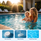PureBrite™ Pool Cleaning Tablets — Unlock Crystal-Clear Water and Effortless Pool Bliss Every Day