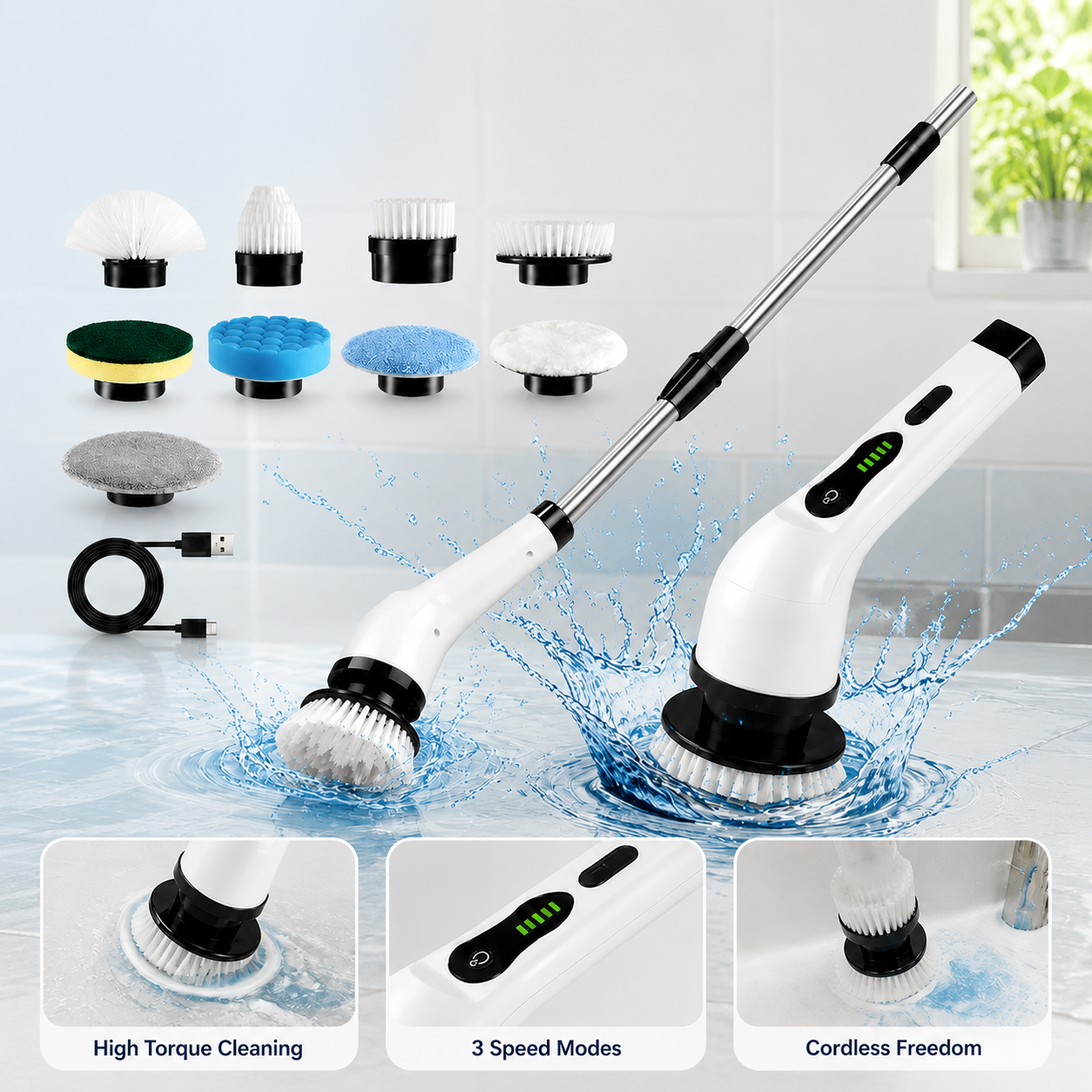 PowerSweep™ — Crush Grime Instantly Without Lifting a Finger