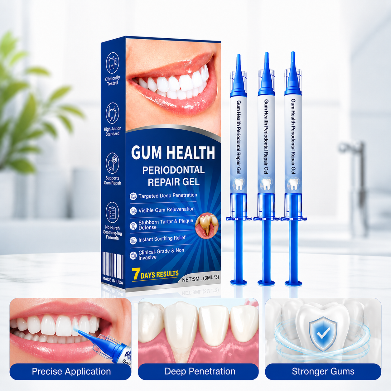 Oravelle™ Precision Repair Gel — Wake Up to Stronger, Pain-Free Gums That Let You Smile Boldly
